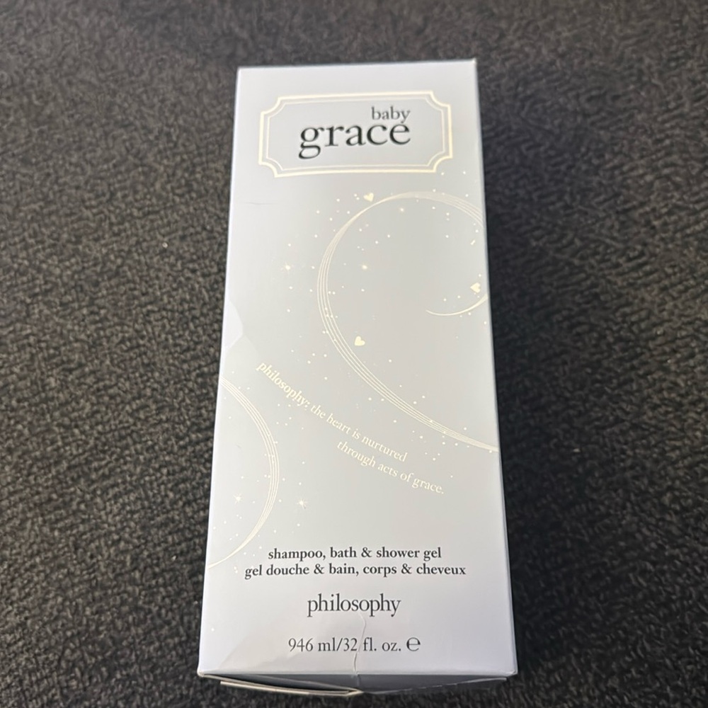 Philosophy Baby Grace Shampoo Bath Shower Gel 32 oz Bottle Sealed